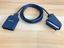 ATARI JAGUAR TV RGB SCART CABLE A/V LEAD WITH L/R STEREO AUDIO - 2 METRE