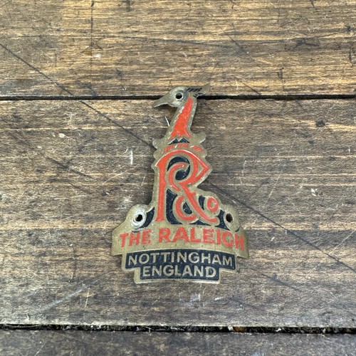 Vintage raleigh head badge - vintage,