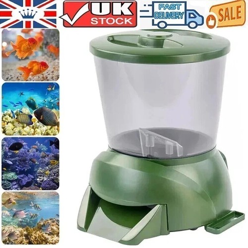 Automatic pond fish feeder - automatic,