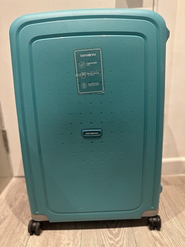 Samsonite suitcase aqua blue - samsonite,