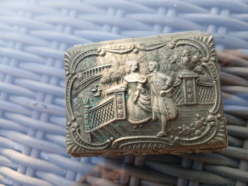 Antique trinket box victorian - trinket,