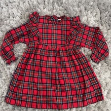 Next Girls Red Xmas Dress Age