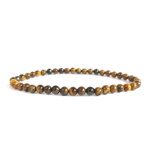 Natural tiger eye 4mm - tiger,
