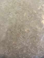 CLEAR PP Recycled Polypropylene Plastic 1KG Regrind Granules flakes Raw Shred
