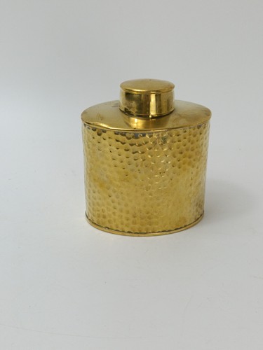 Antique hammered brass tea - antique,