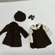 Sindy Sister Patch Doll 1966 School Days Outfit 9P01 Coat Dress Hat Shoes 