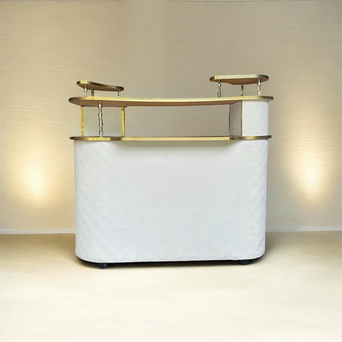 Mid century cream gold - mid, retro