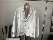Thom Browne Made In Japan Custom Tennis Racket Blazer Size 0 Size Xs