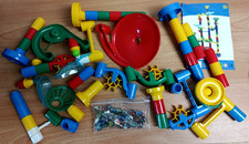 Plastic Marble Run Pieces and