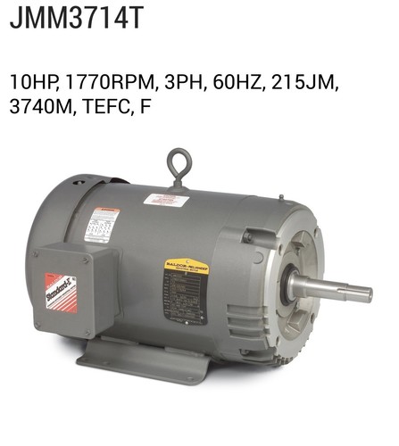 Baldor jmm3714t 10hp 1770rpm - 10hp,,