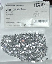SWAROVSKI ORIGINALI STRASS CRISTALLI CRYSTAL 001 HOTFIX/NON HOTFIX