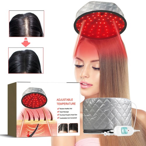 Adjustable heating hair cap - heating,