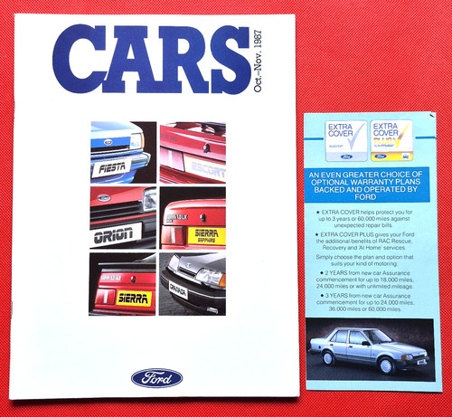 1987 ford cars brochure inc - 1987,