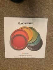 Le Creuset 6 Rainbow Tea Plate