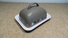Vintage Denby Stoneware Marrakesh Butter Dish and Lid in Perfect Condition