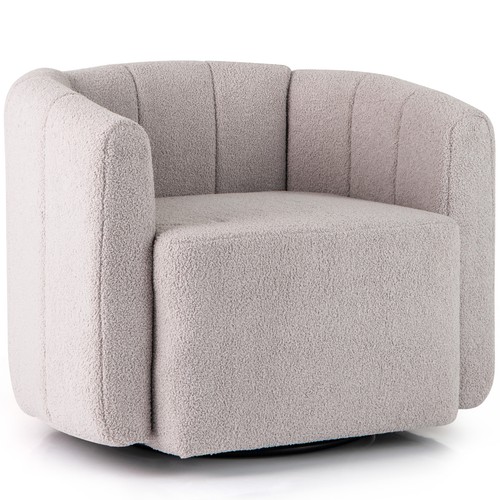 Costway swivel barrel chair - costway,