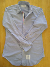 NWOT Thom Browne Blue Oxford Button Down Grosgrain Placket TB2 15-33  MSRP $425