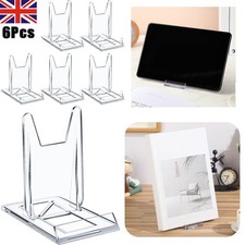 6 Pack Acrylic Book Stand