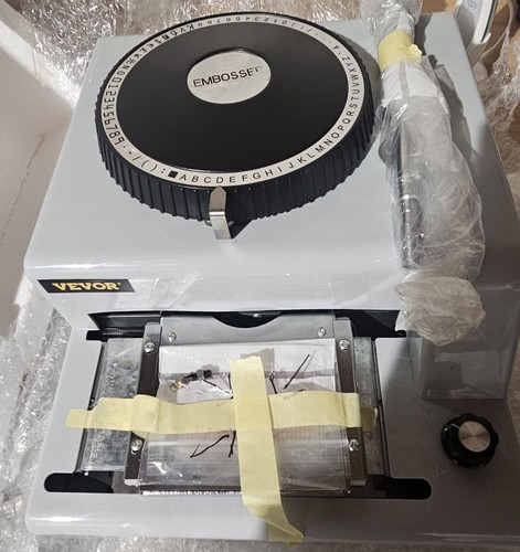 Vevor manual embosser card - vevor,