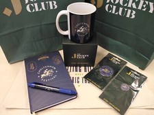 CHELTENHAM FESTIVAL 5 ITEM BUNDLE PACK. PIN , MUG, NOTEBOOK, PEN AND MAGNET. 