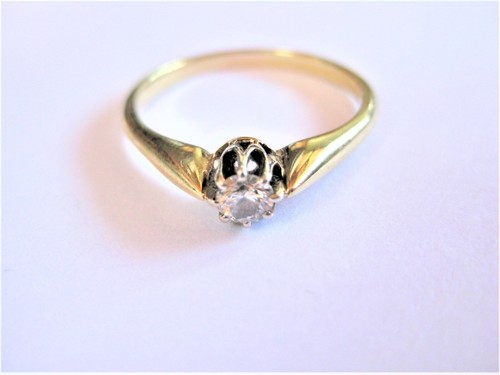 Antique ring gold 585 - gold, with