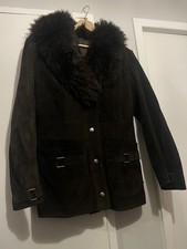 Sheepskin leather suede Jacket