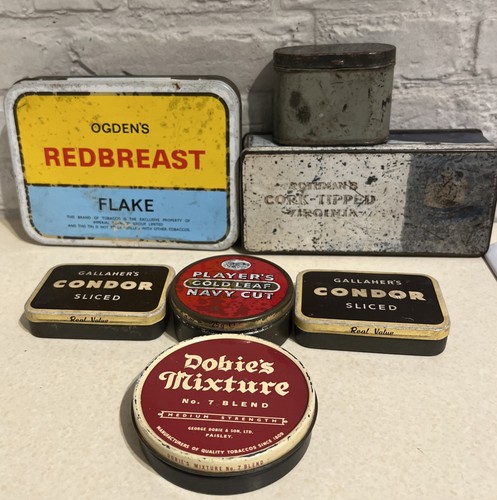 Job lot vintage - job, tins