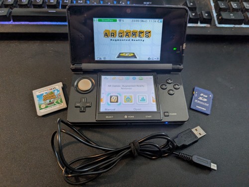 Nintendo 3ds cosmos black - 3ds, with