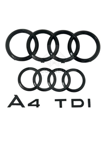 Audi tdi gloss black - +,
