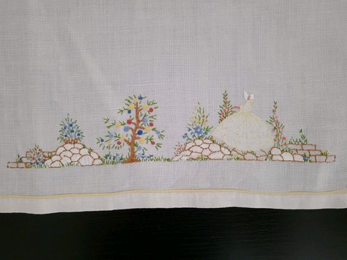 Vintage linen traymat deco - linen,