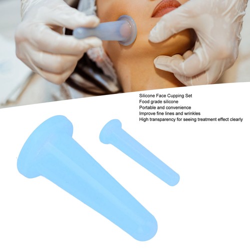 2pcs silicone facial cupping - 2pcs,