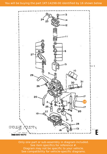 Yamaha pipe 1kt 14298 - pipe,, oem