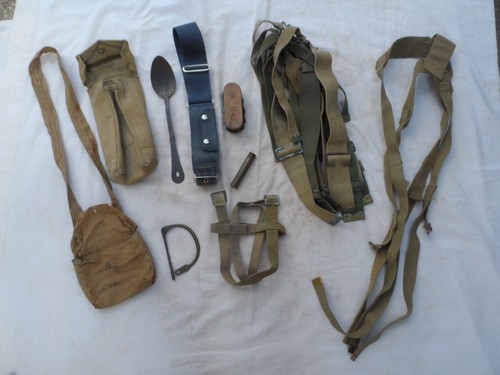 Ww2 webbing job lot more - webbing,
