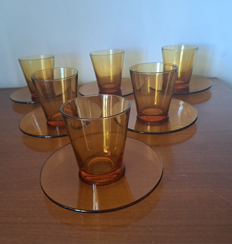 Vintage french vereco - vereco, amber