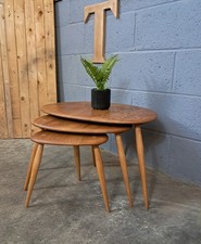 Ercol Pebble Tables ~ Vintage ~Restored~ Mid Century~ DELIVERY AVAILABLE
