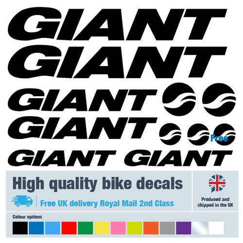 Giant bike labels decals - giant,