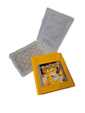 Genuine Pokemon Yellow Game Boy in Nintendo Case Retro Game