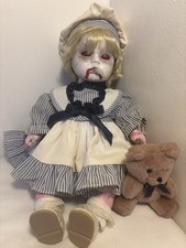Porcelain Horror Doll Halloween Prop Scary OOAK