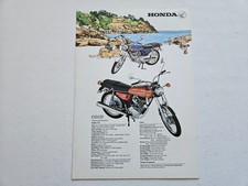 HONDA CG125 CJ250T MOTORCYCLE SALES BROCHURE 1970'S