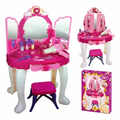 Girls pink vanity table - vanity,
