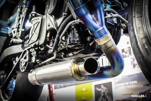 Titanium exhaust buell - titanium,