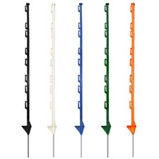 4ft Plastic Fence Posts Event Horse Paddock Poles Stake Safety Mesh - 5 Colours