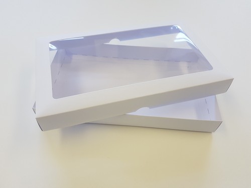 White greeting card - white,