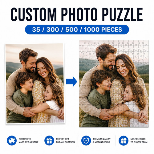 Personalised jigsaw puzzle - personalised,