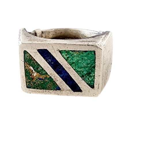 Vtg mens inlay - mens, sterling