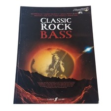 Classic Rock Bass Guitar Music Book With CD by Faber Music 2008 Paperback