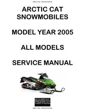 ARCTIC CAT SNOWMOBILE 2005 ALL