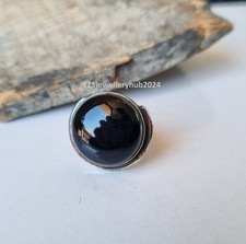 Awesome Black Onyx Gemstone Ring 925 Sterling Silver Gift For Her Ring PG5127