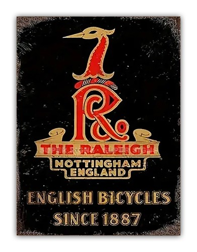 Raleigh bicycles style metal - bicycles,