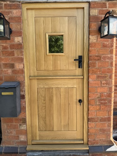 Solid oak external stable - oak,